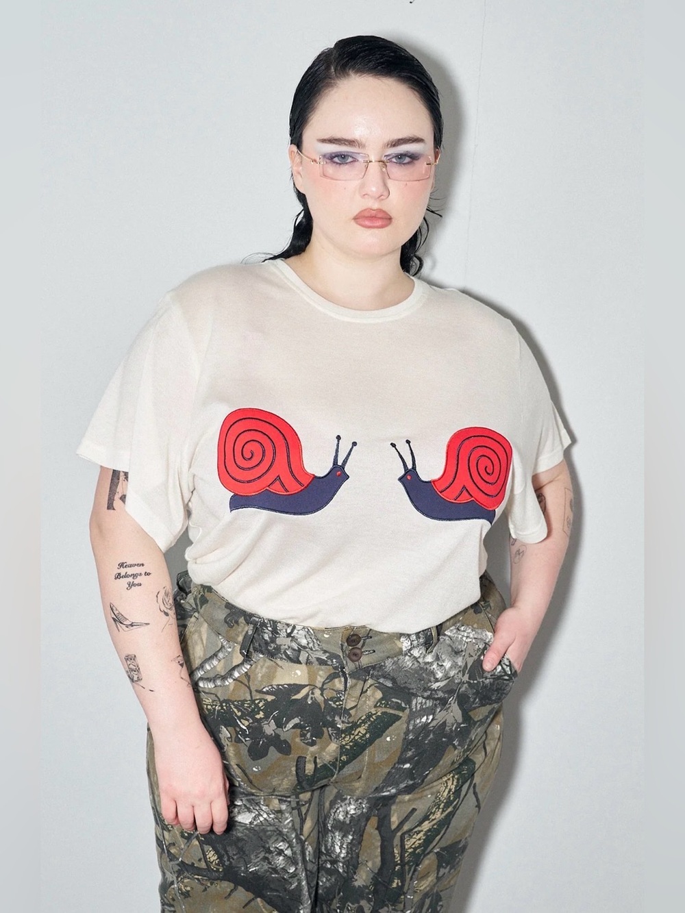 Fashion Brand Company Flawed Snail Boobs Wool Blend Tommy Tee
